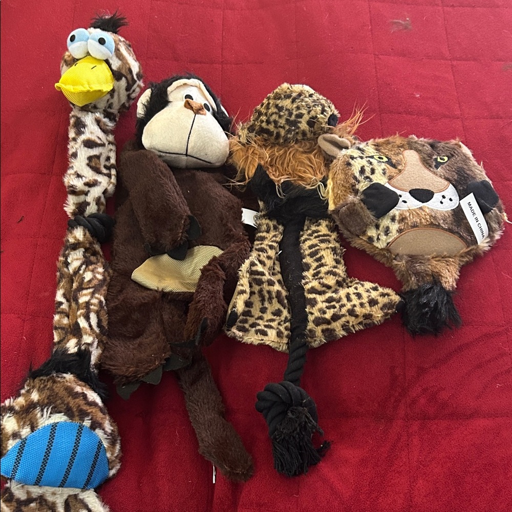 Animal Safari dog toy Set